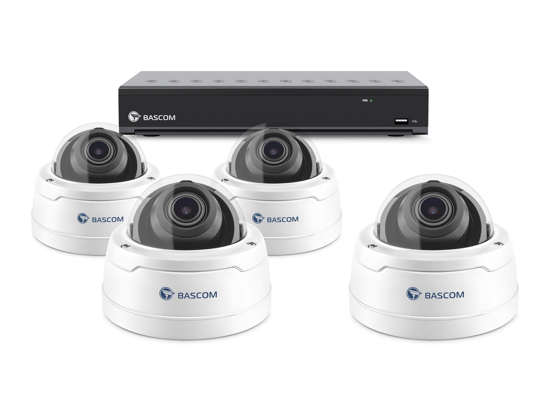Bekabeld 4-dome-systeem PRO
