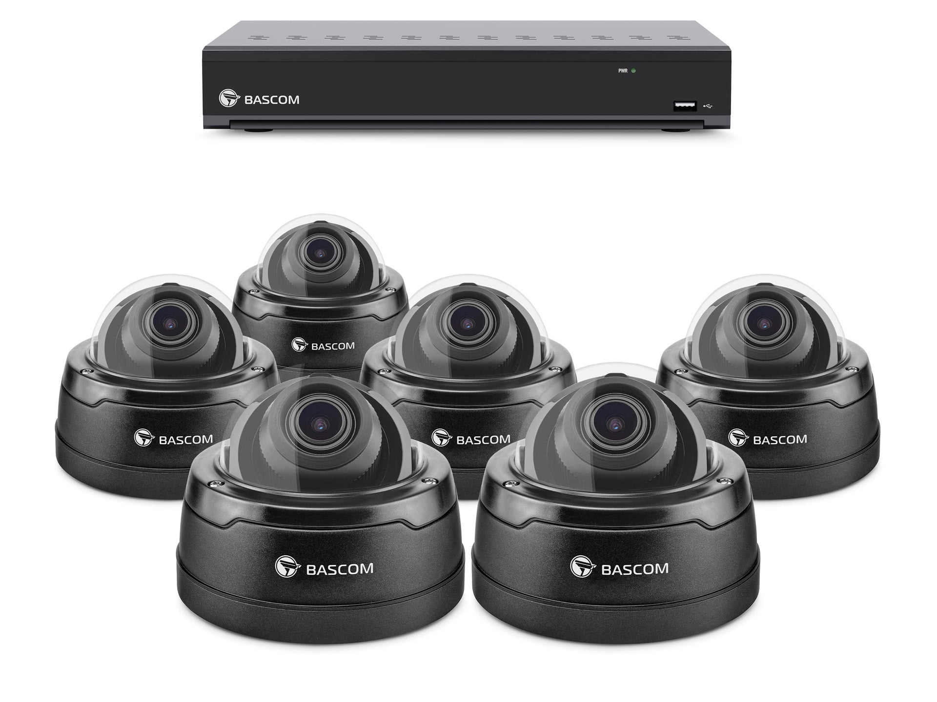 Bekabeld 6-dome-systeem PRO