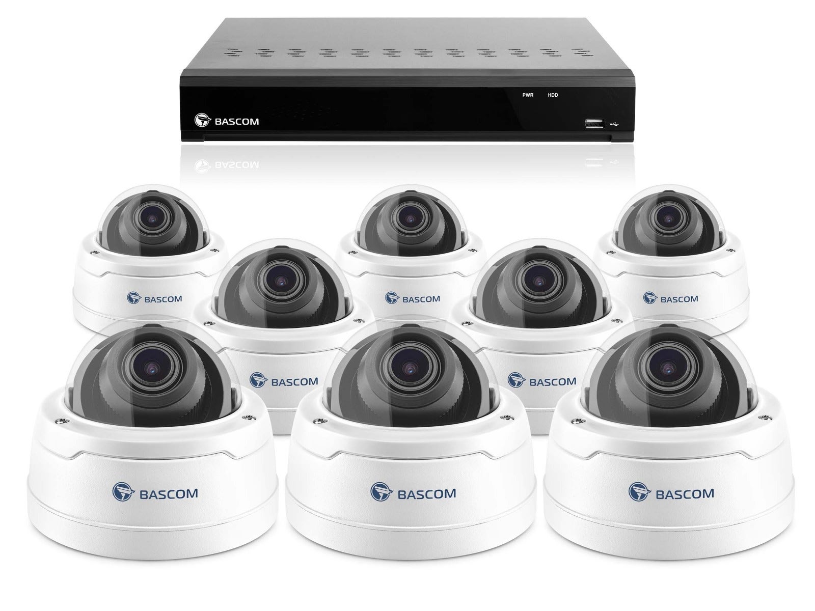Draadloos 8-dome-systeem PRO