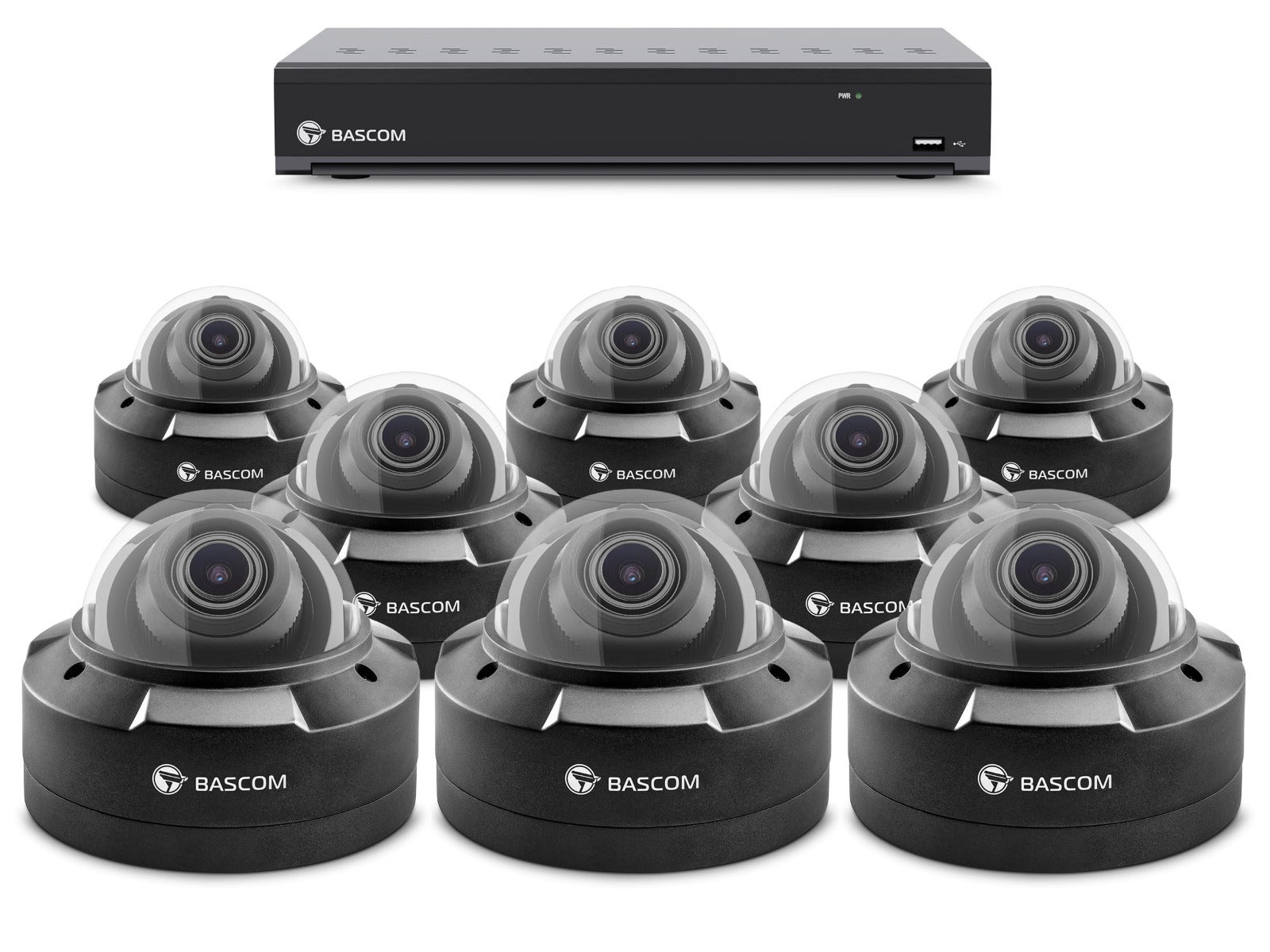 Draadloos 8-dome-systeem PLUS