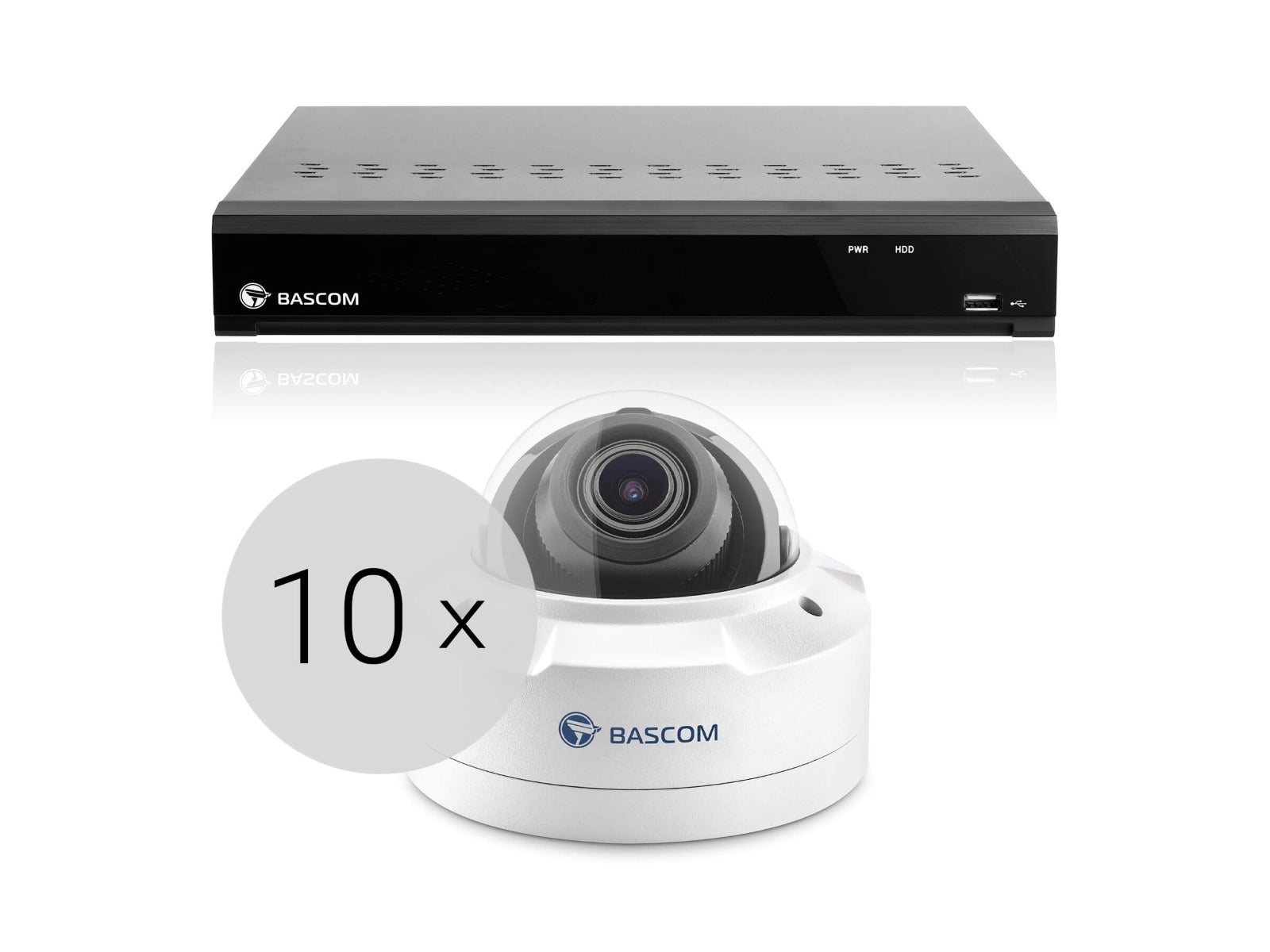 Draadloos-10-dome-systeem PLUS