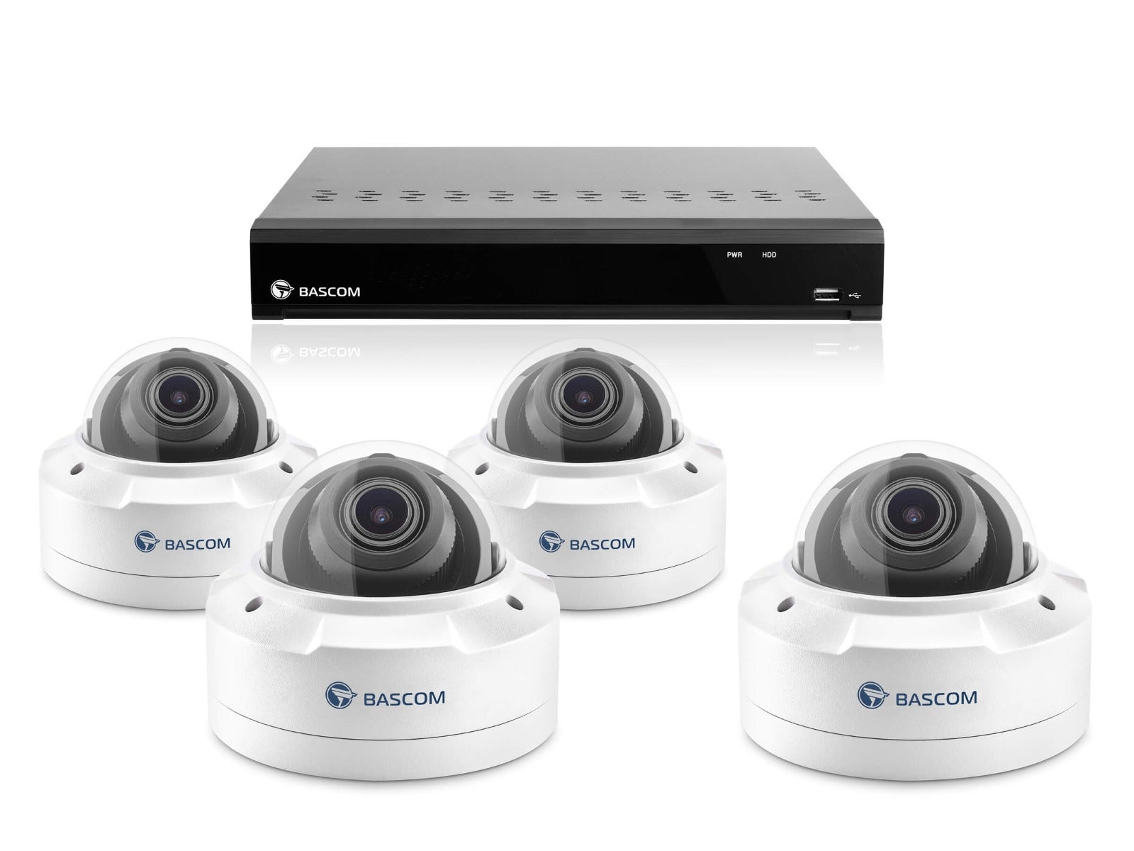 Draadloos 4-dome-systeem PLUS