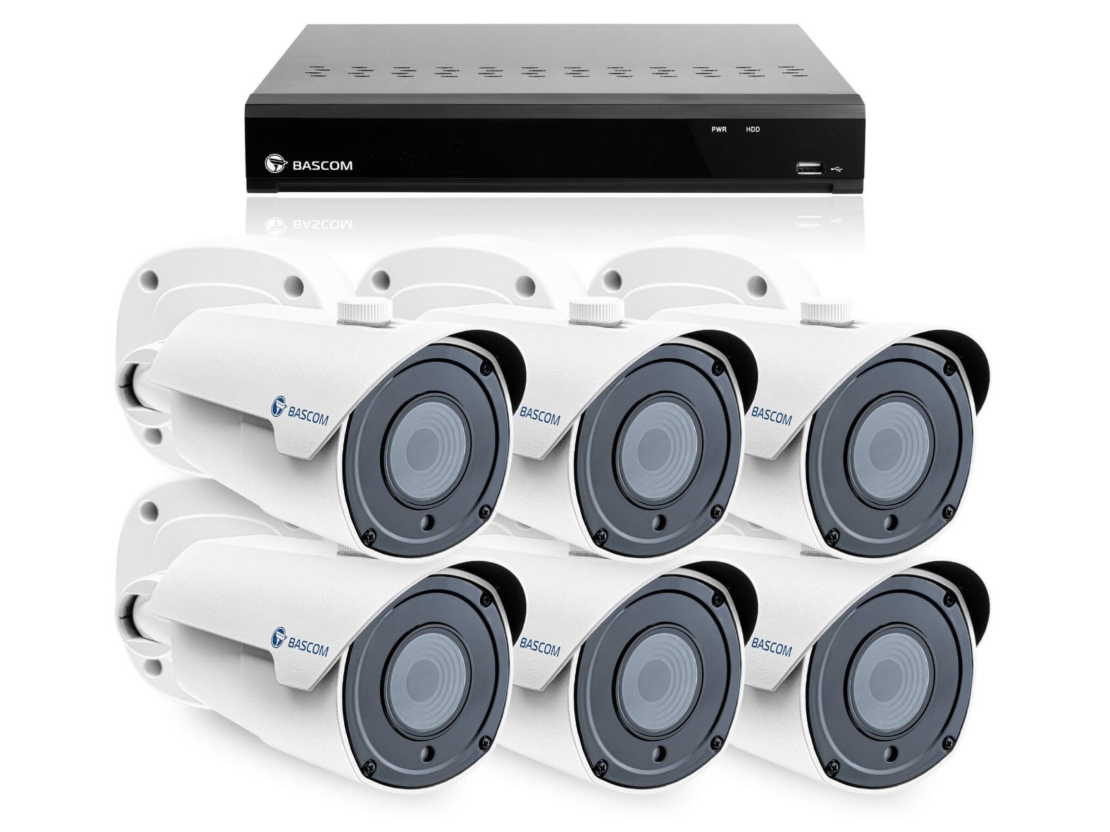 Draadloos 6-bullet-systeem