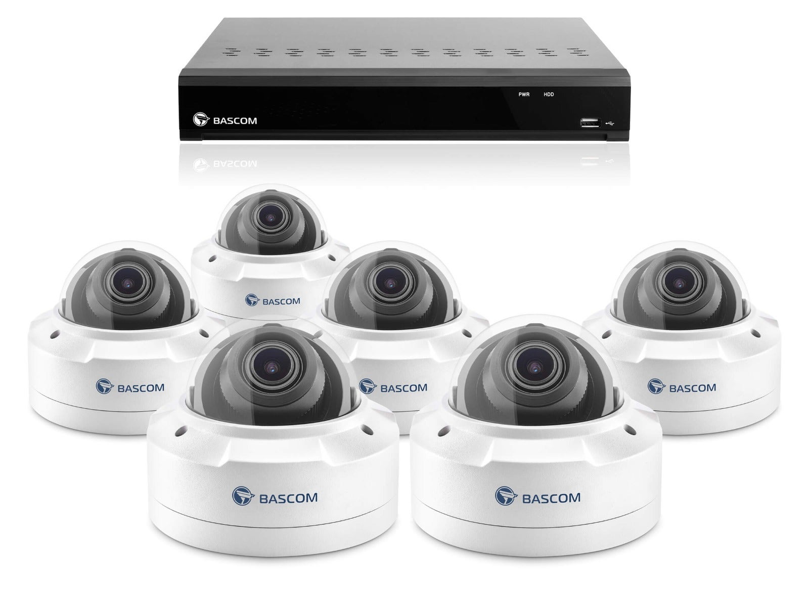 Draadloos 6-dome-systeem PLUS