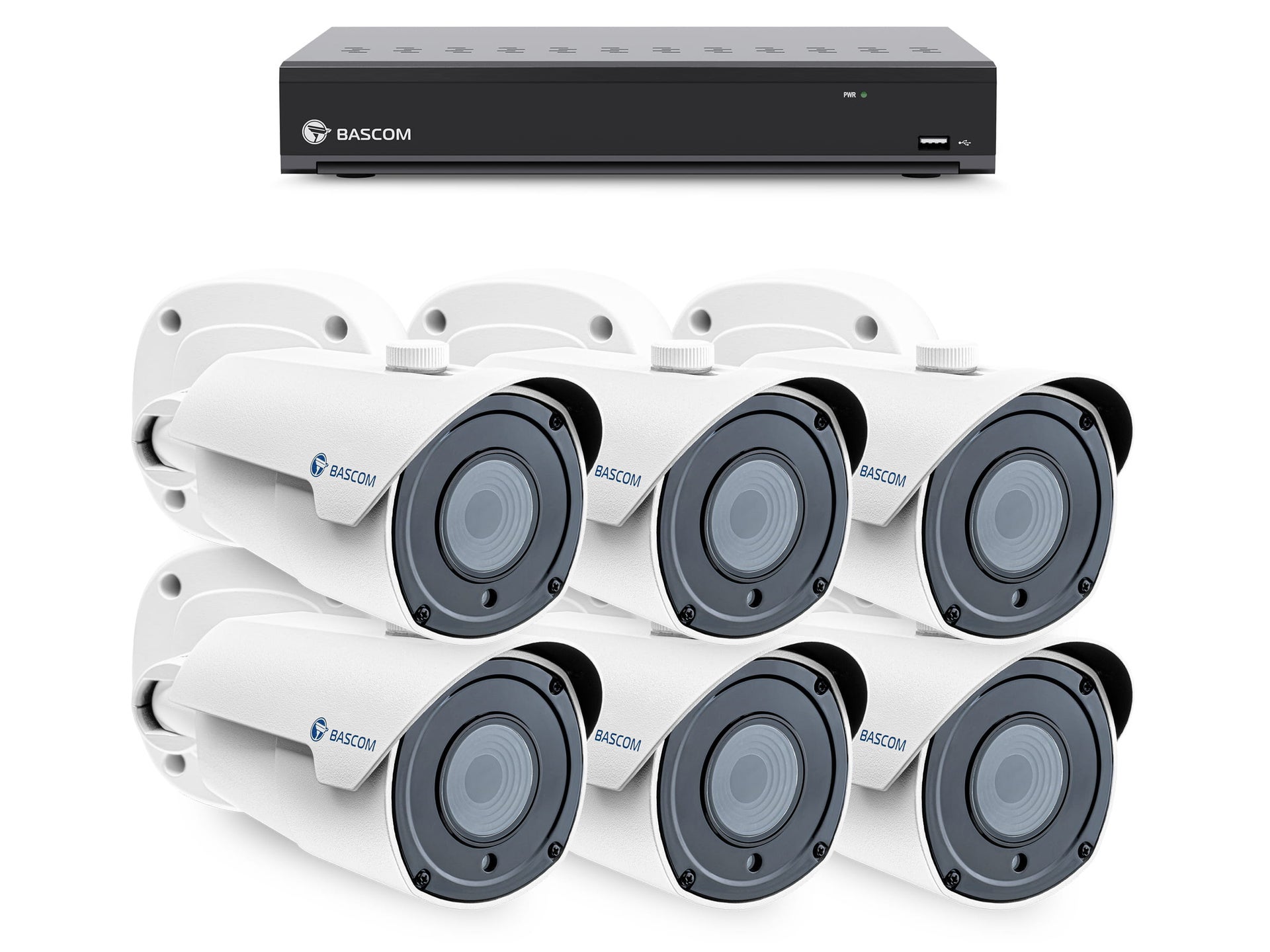 Bekabeld 6-bullet-systeem