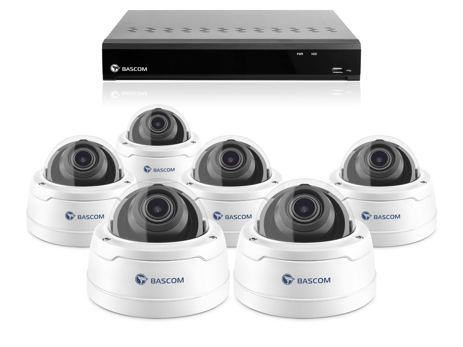 Draadloos 6-dome-systeem PRO