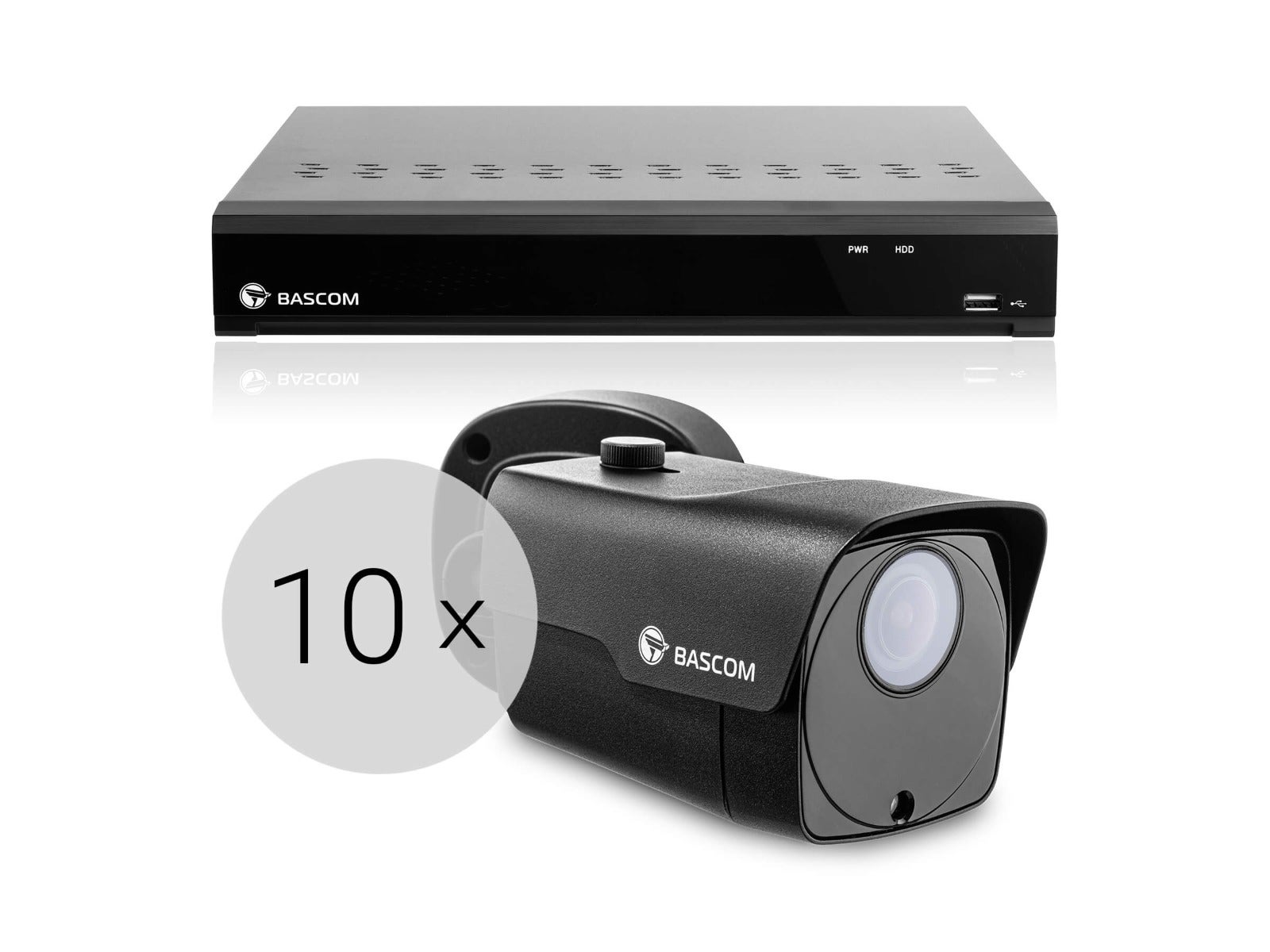 Bekabeld 10-bullet-systeem PLUS Bekabeld 10-bullet-systeem PLUS
