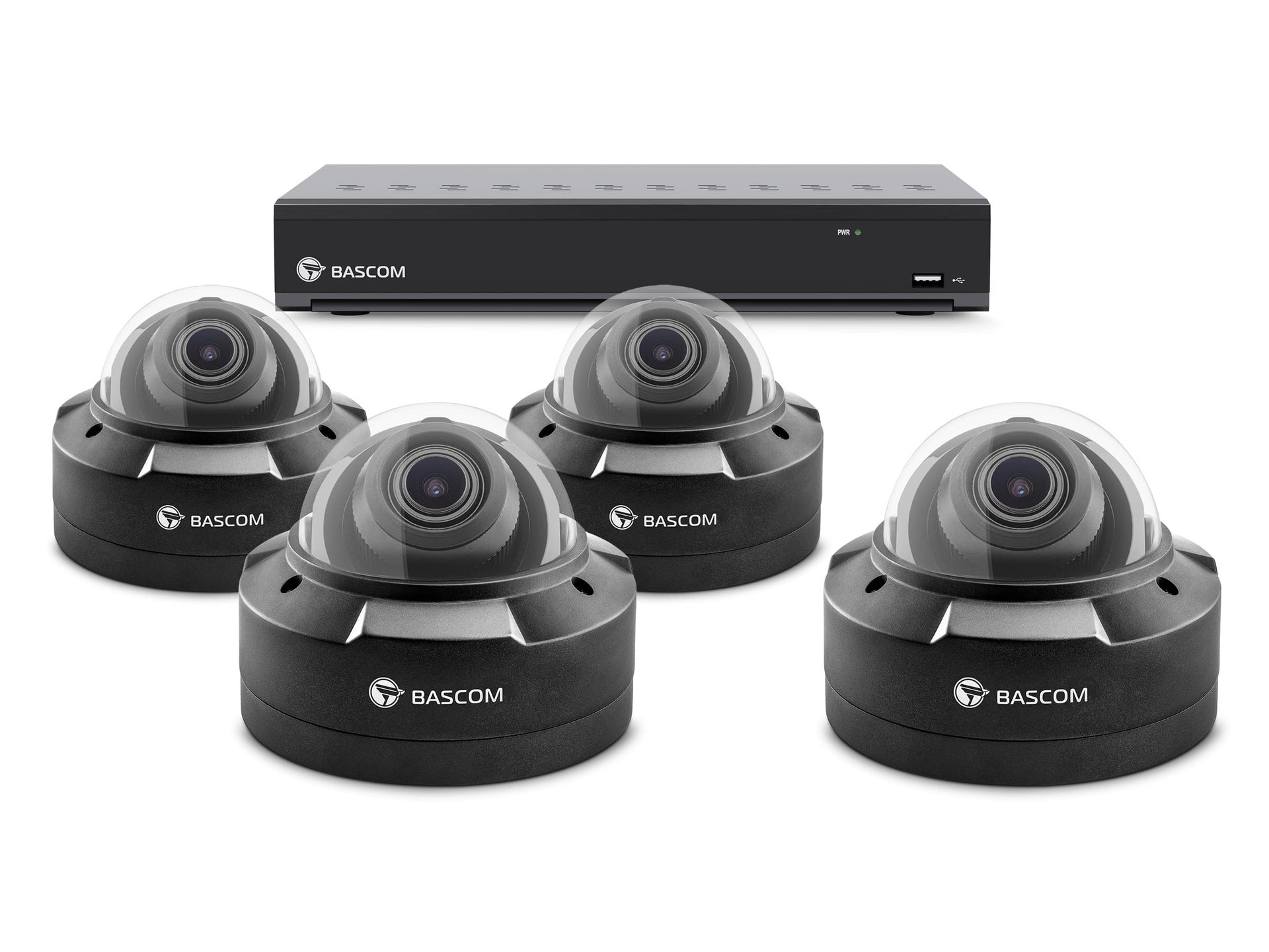 Bekabeld 4-dome-systeem PLUS Bekabeld 4-dome-systeem PLUS