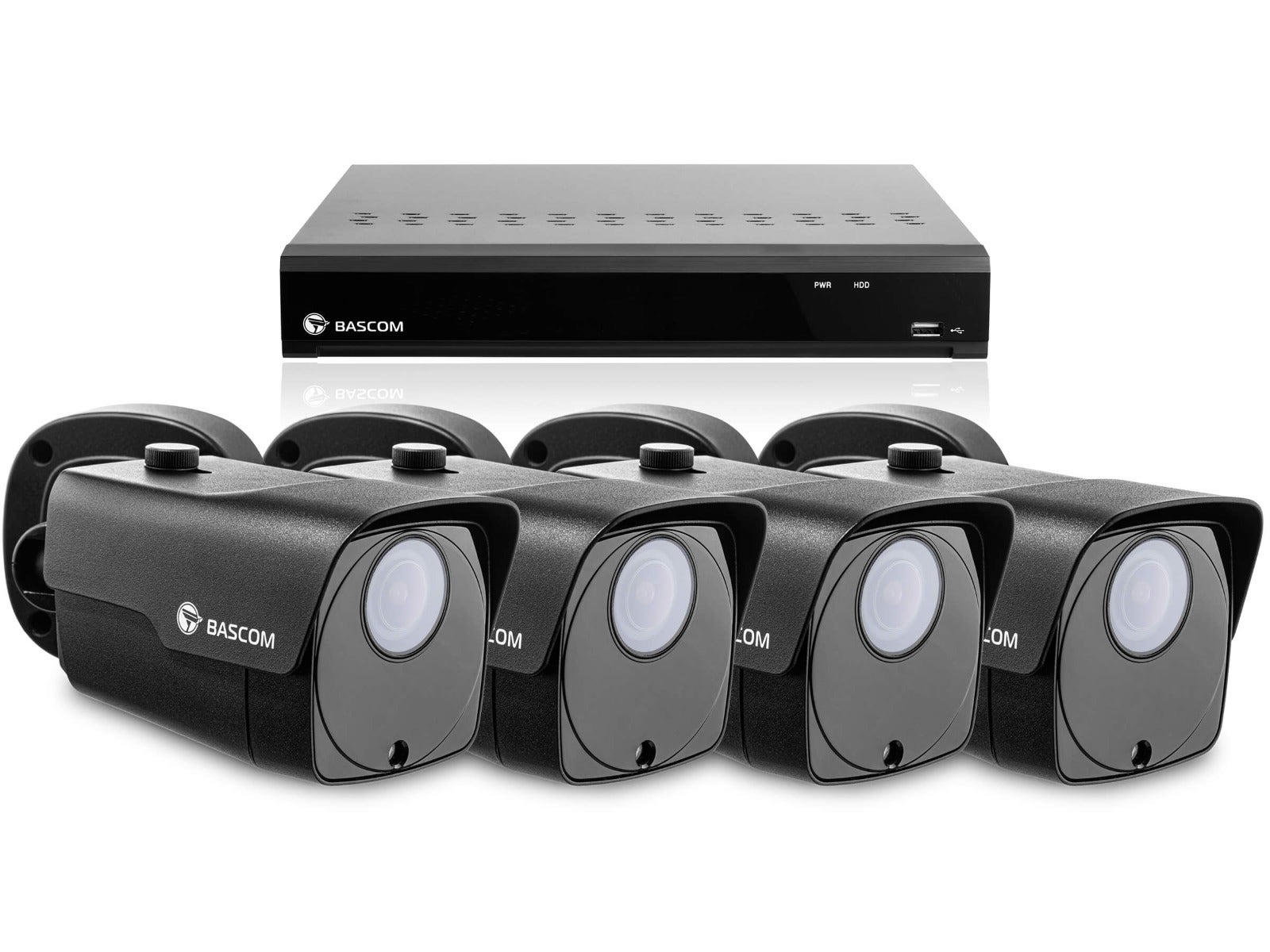 Bekabeld 4-bullet-systeem PLUS Bekabeld 4-bullet-systeem PLUS