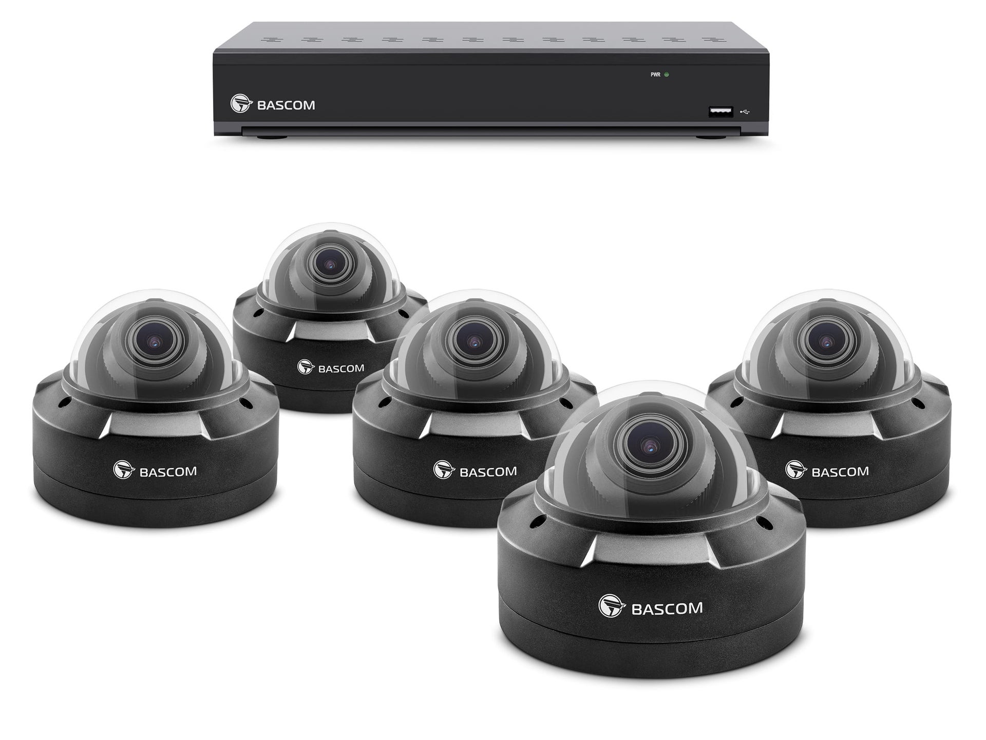 Bekabeld 5-dome-systeem PLUS Bekabeld 5-dome-systeem PLUS